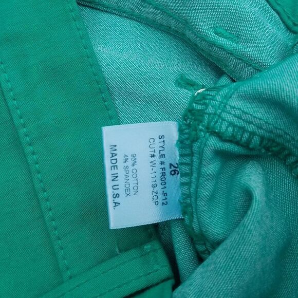 💕3 for $15💕 Francesca's Green Jeans - Picture 3 of 6